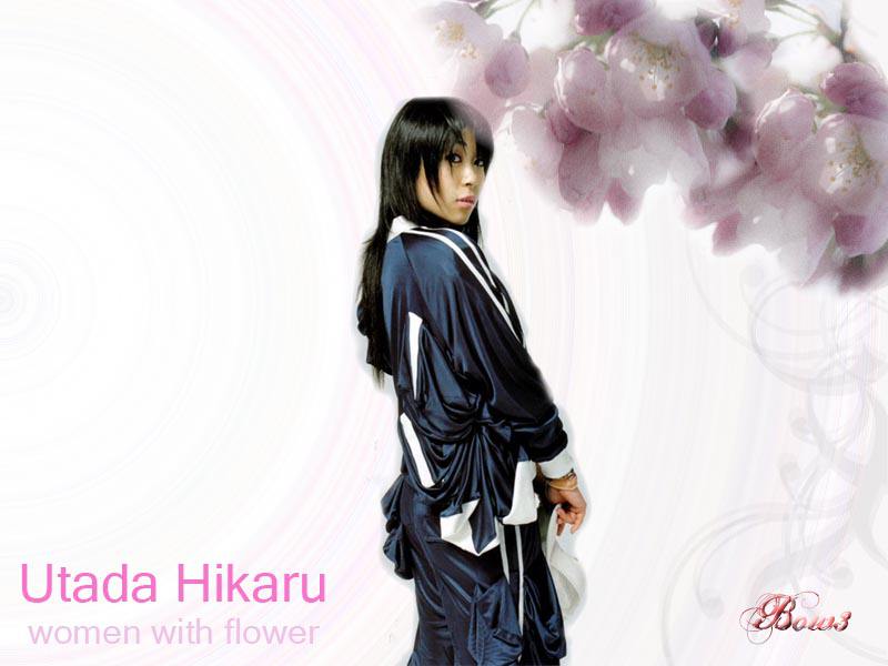 utada hikaru & sakura Wallpaper by bow3