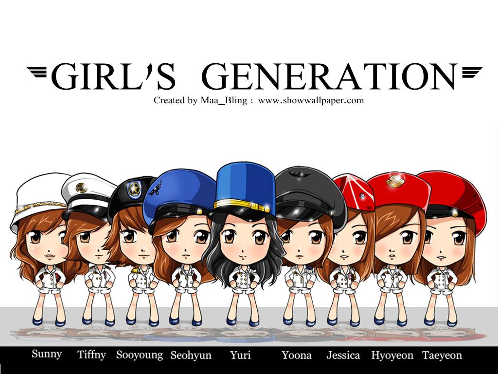 Snsd In Cartoon