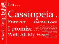 I'm Casssiopeia 