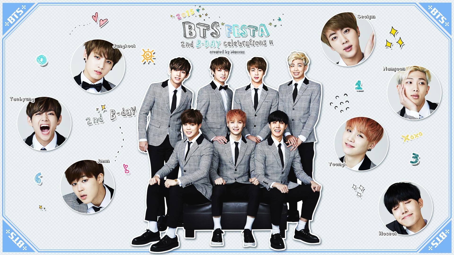 BTS Festa 2015 Wallpaper By Maxxiiz